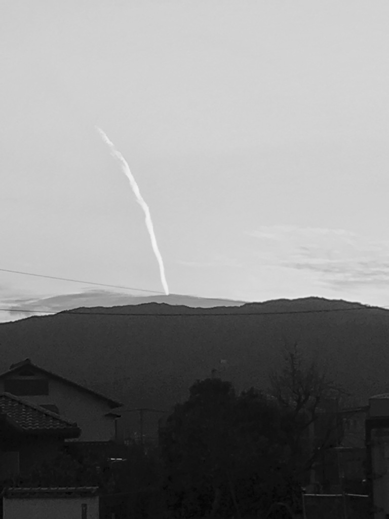 20170117 飛行機雲