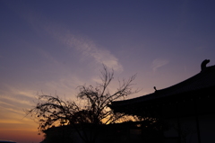 奈良ホテルからの夕景　その1