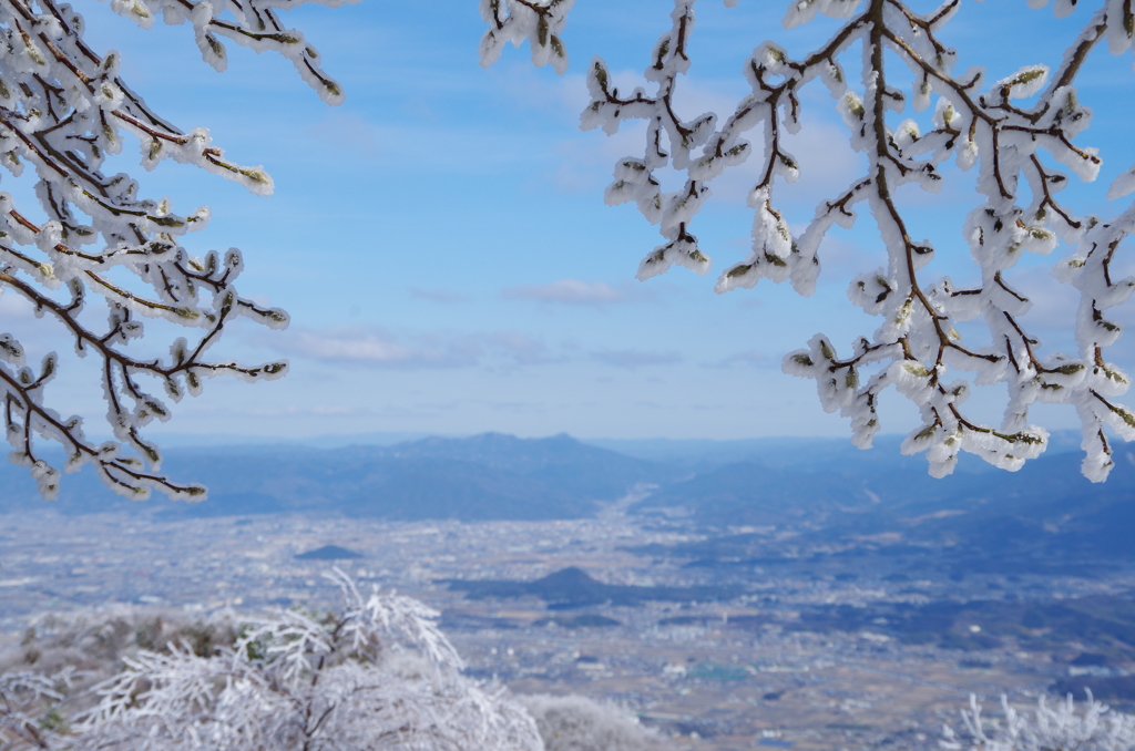 樹氷と大和三山
