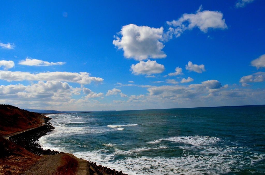 Spring shoreline