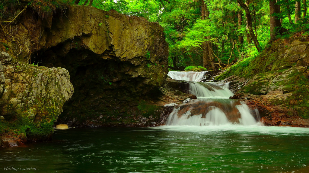 Healing waterfall...