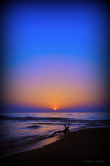 sunset...