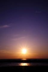 Sunset...