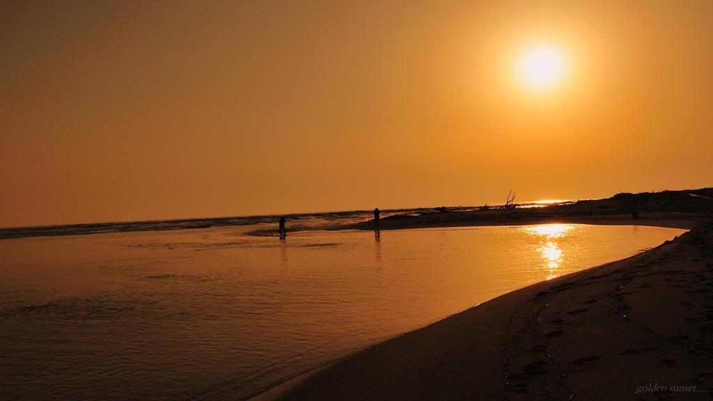 golden sunset...