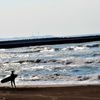 海と戯れ