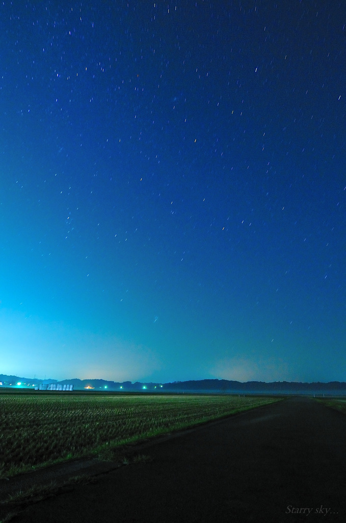 Starry sky...