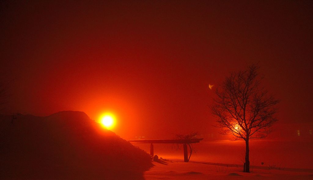 Like the Martian sunrise
