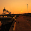 Dusk harbor...