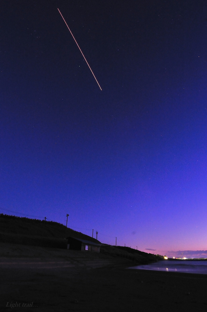 Light trail...