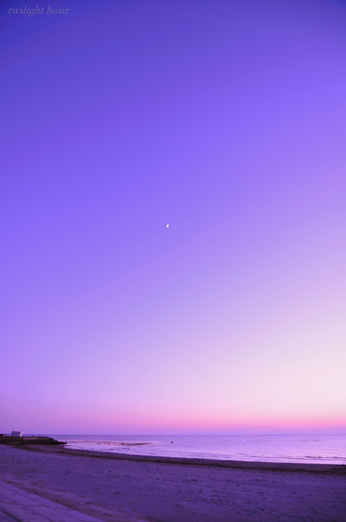 twilight hour...