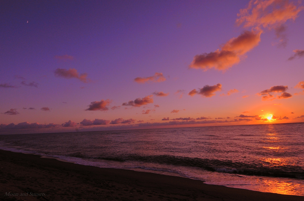 Moon and Sunsets...