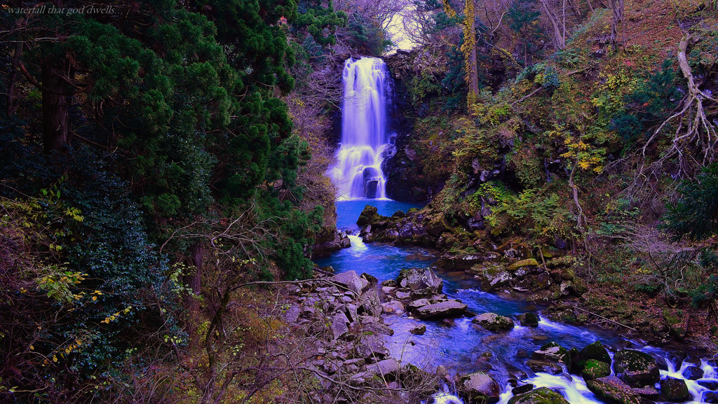 Waterfall that God dwells...
