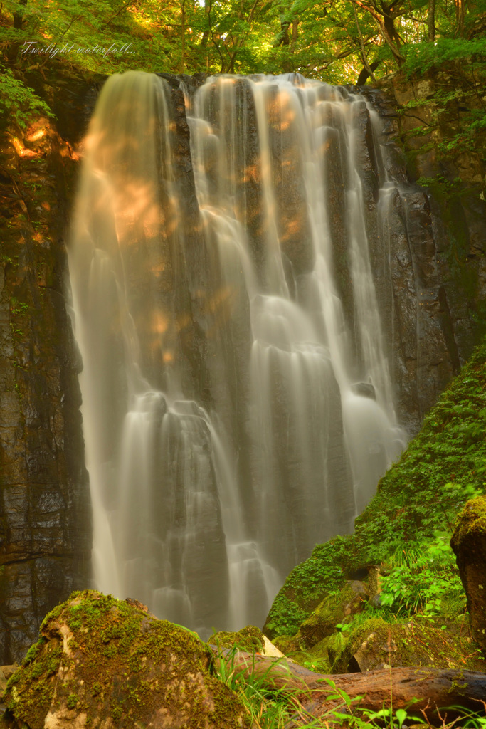 Twilight waterfall...