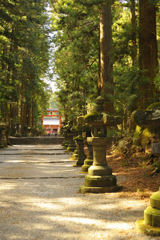 Road approaching a shrine...