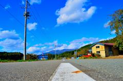 青空へ続く道