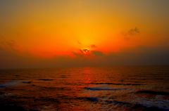 The Sea of Japan of the flame