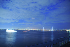 Yokohama bay bridge...