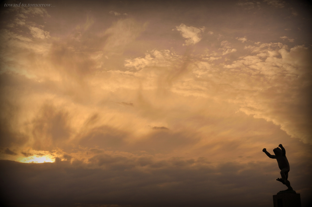 toward to tomorrow...