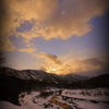 Sunset of winter...
