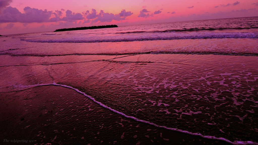 The whispering sea...