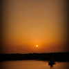 dusk harbor...