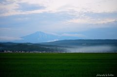 Mount Chokai of the evening