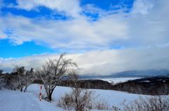 The interval of clear weather of winter 