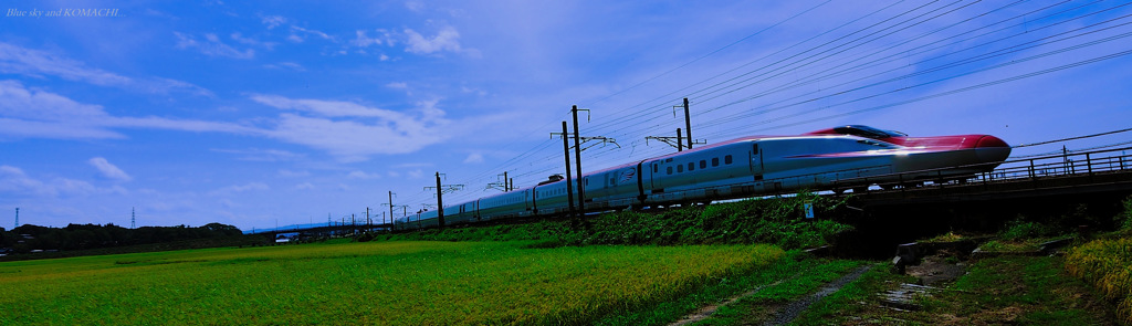 Blue sky and KOMACHI