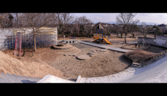 panorama☆冬の公園