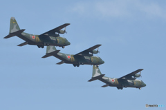 C130編隊飛行