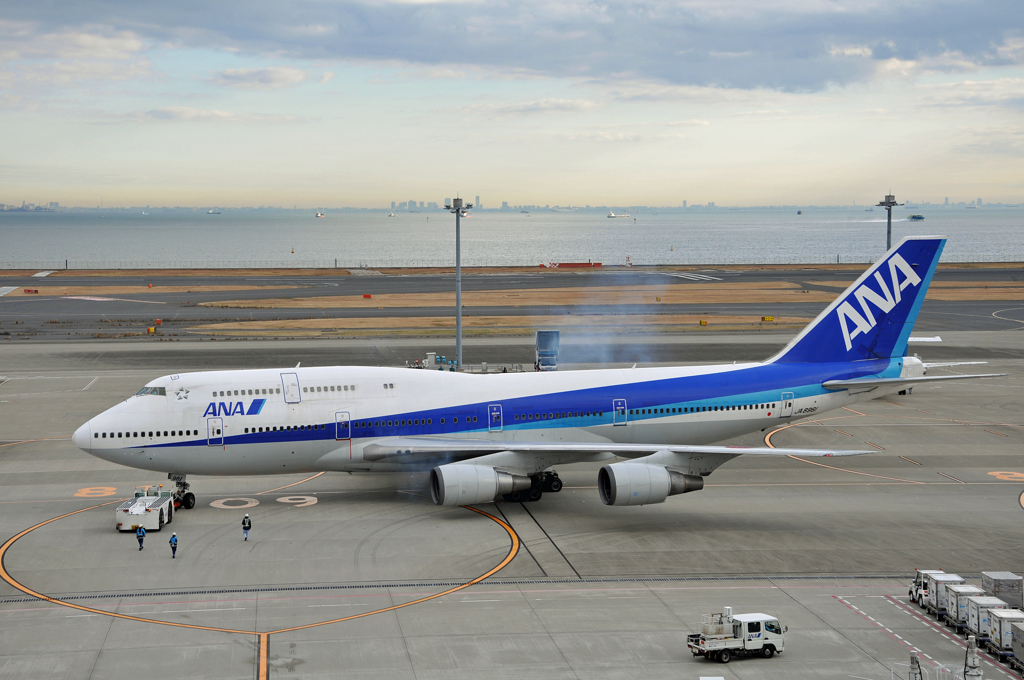 B-747　エンジンスタート