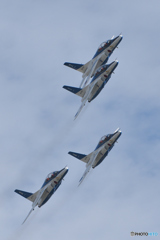 自衛隊中央観閲式 ブルーインパルス