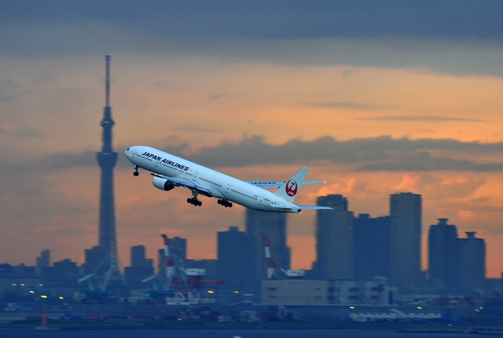 スカイツリー＆JAL777　