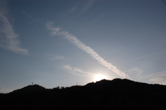 川の神様みたいな雲