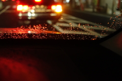 雪まじり