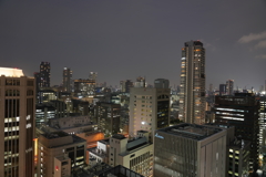 アパホテル　上層階から　夜