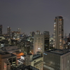 アパホテル　上層階から　夜