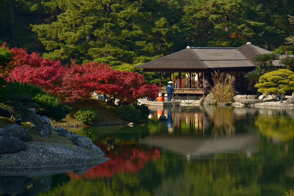栗林公園の紅葉