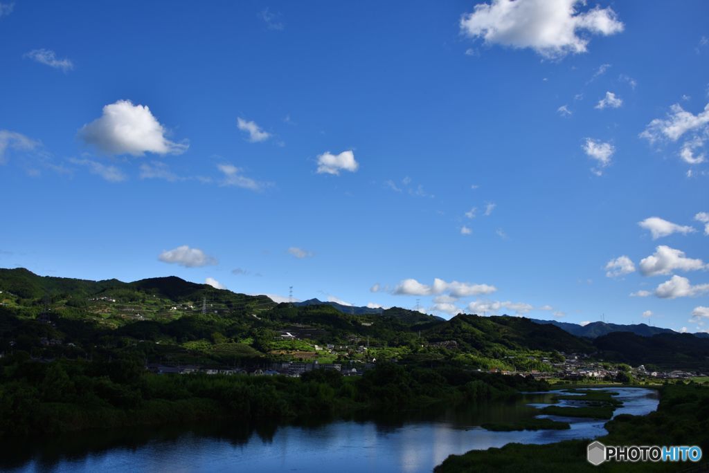 真夏の紀ノ川