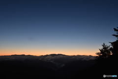 大峰山系黎明