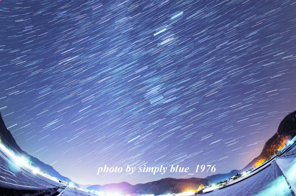 Embraced by the starry sky