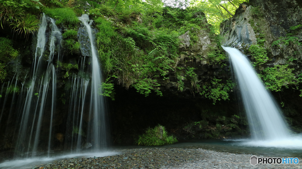 陣馬の滝-2