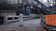 祇園白川・巽橋で