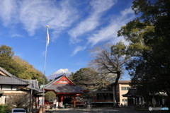 いつもの神社からいつもの富士