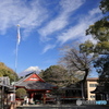 いつもの神社からいつもの富士