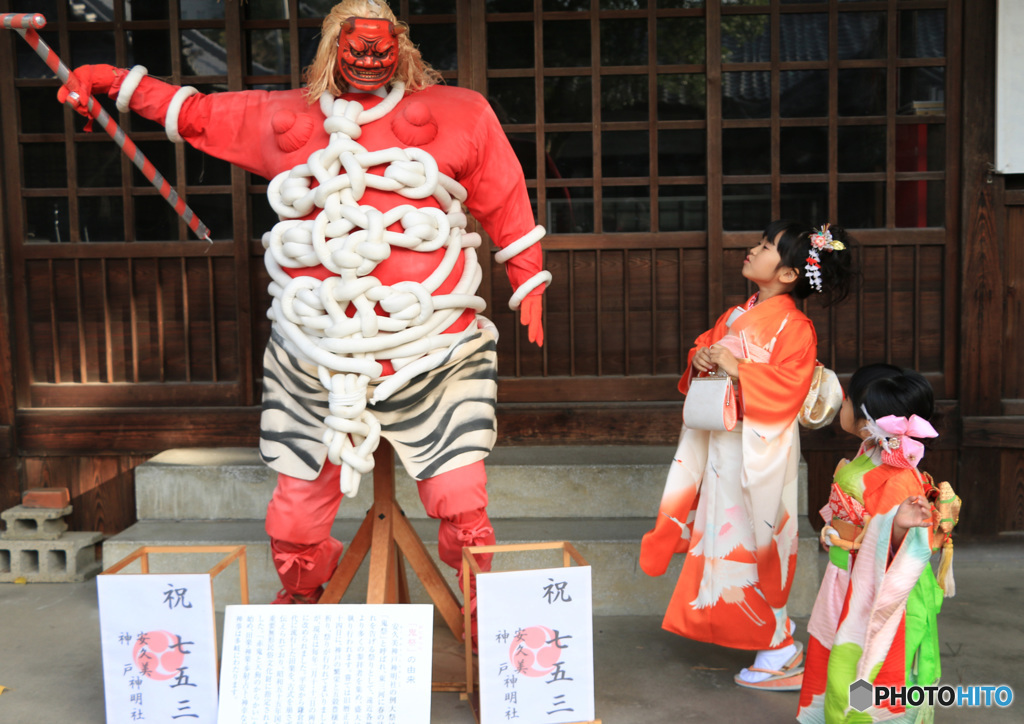 七五三の日に