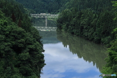 深山を往く只見線