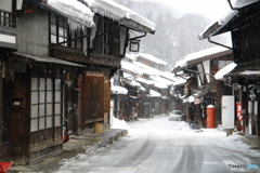 雪の奈良井宿 （Ｓ）