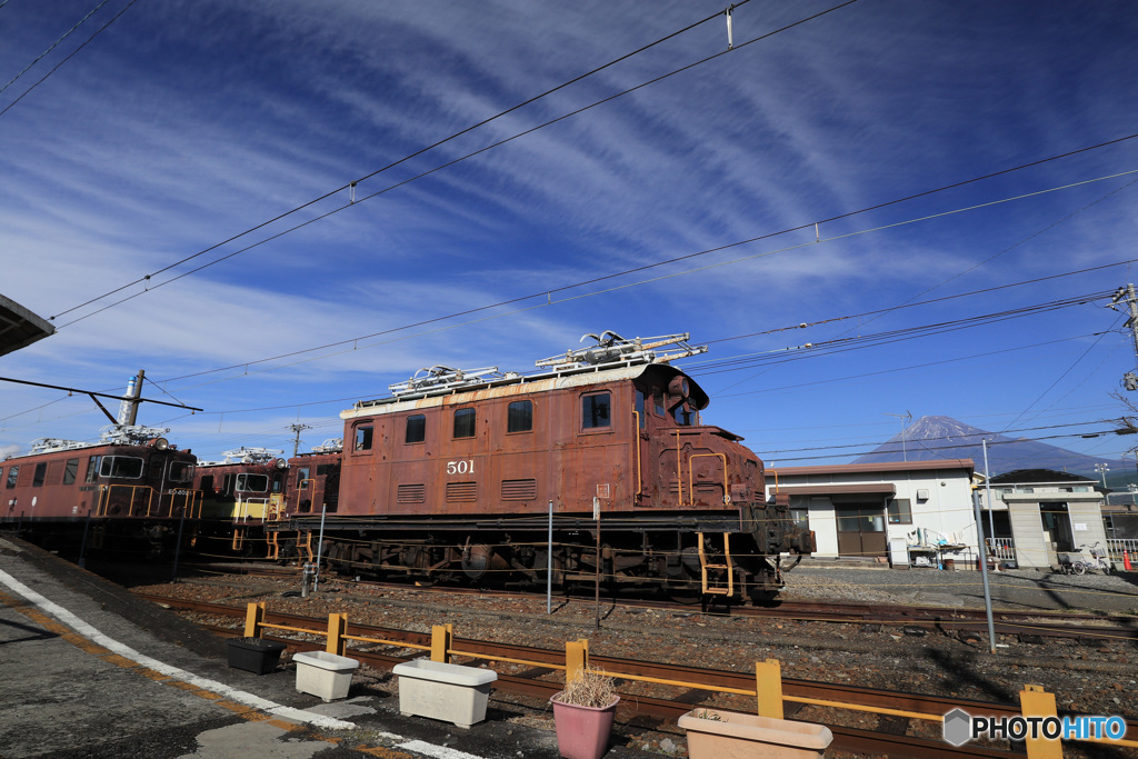 岳南鉄道と富士