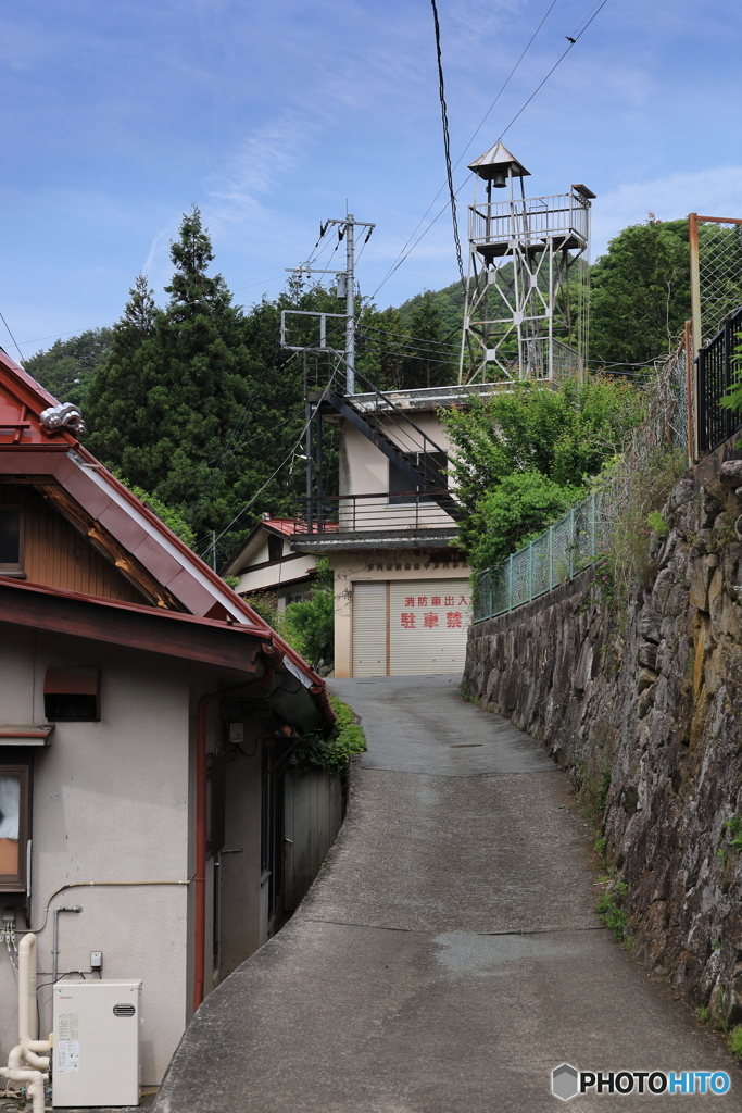芦川村散策 -12 村の火の見櫓